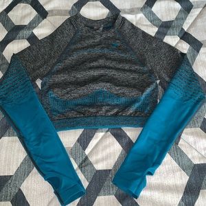 Gymshark Amplify Seamless - Long Sleeve Crop Top